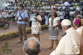 Discorsi del Santo Padre dove menziona l'Amazzonia